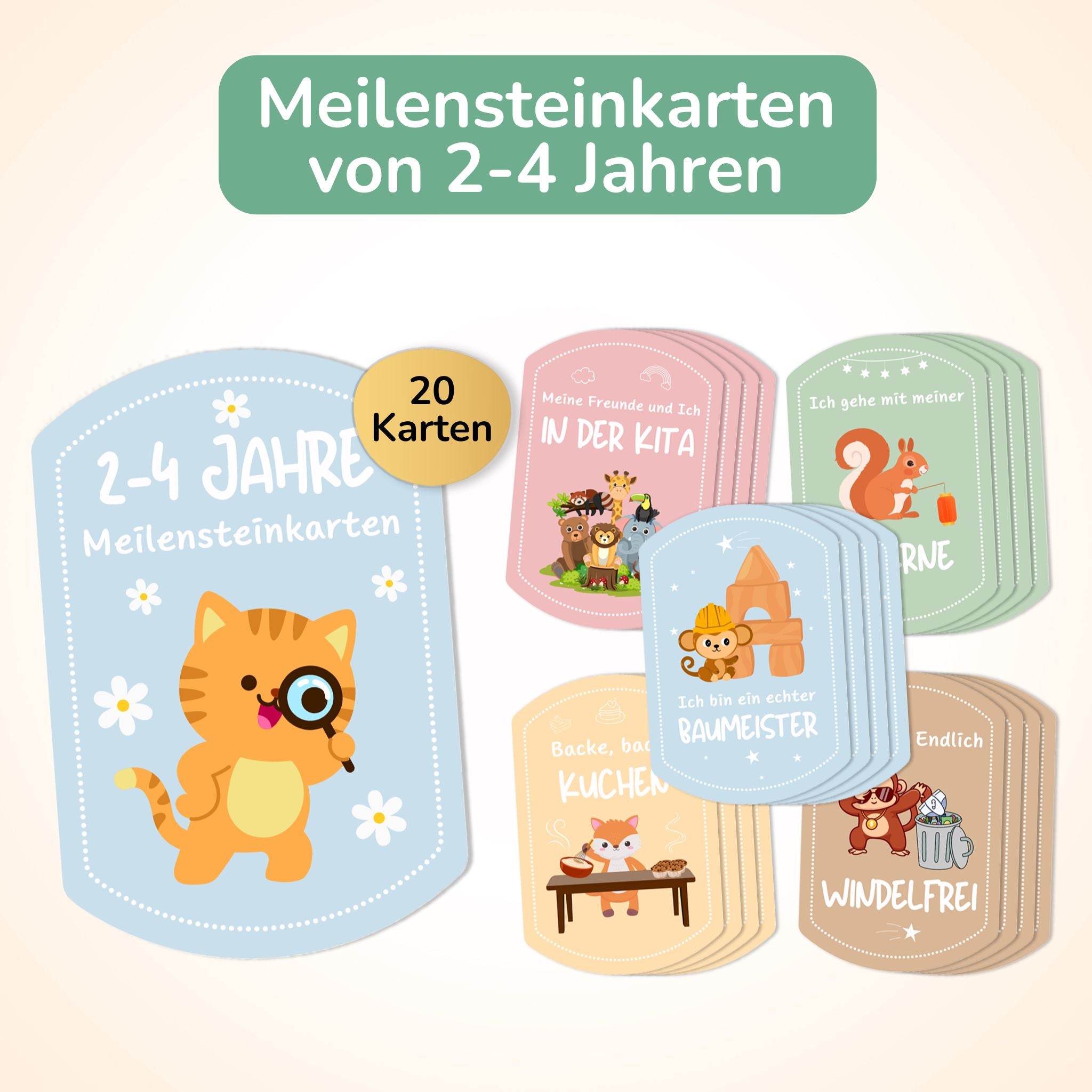 Meilenstein Erweiterungssets - 20 Karten