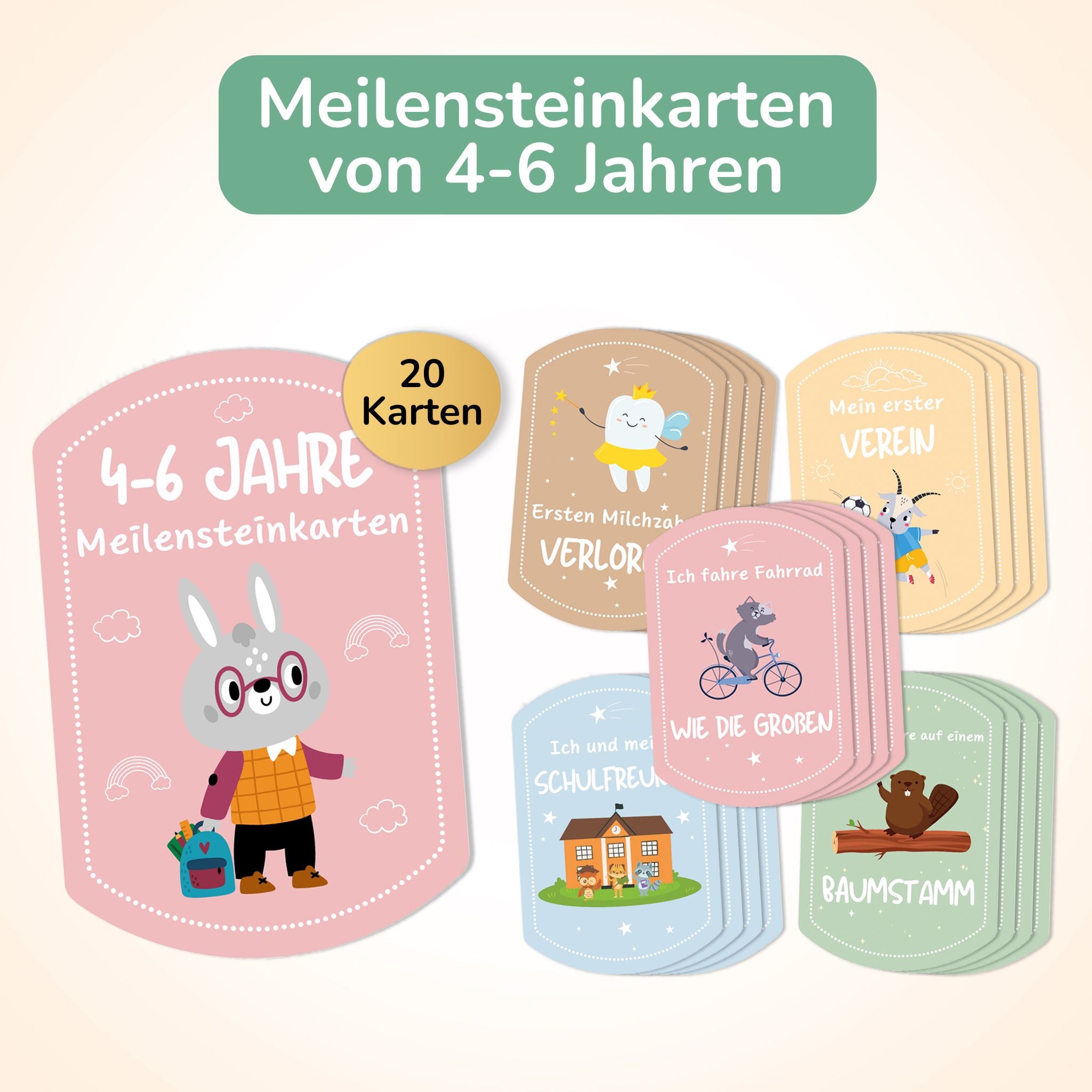 Meilenstein Erweiterungssets - 20 Karten