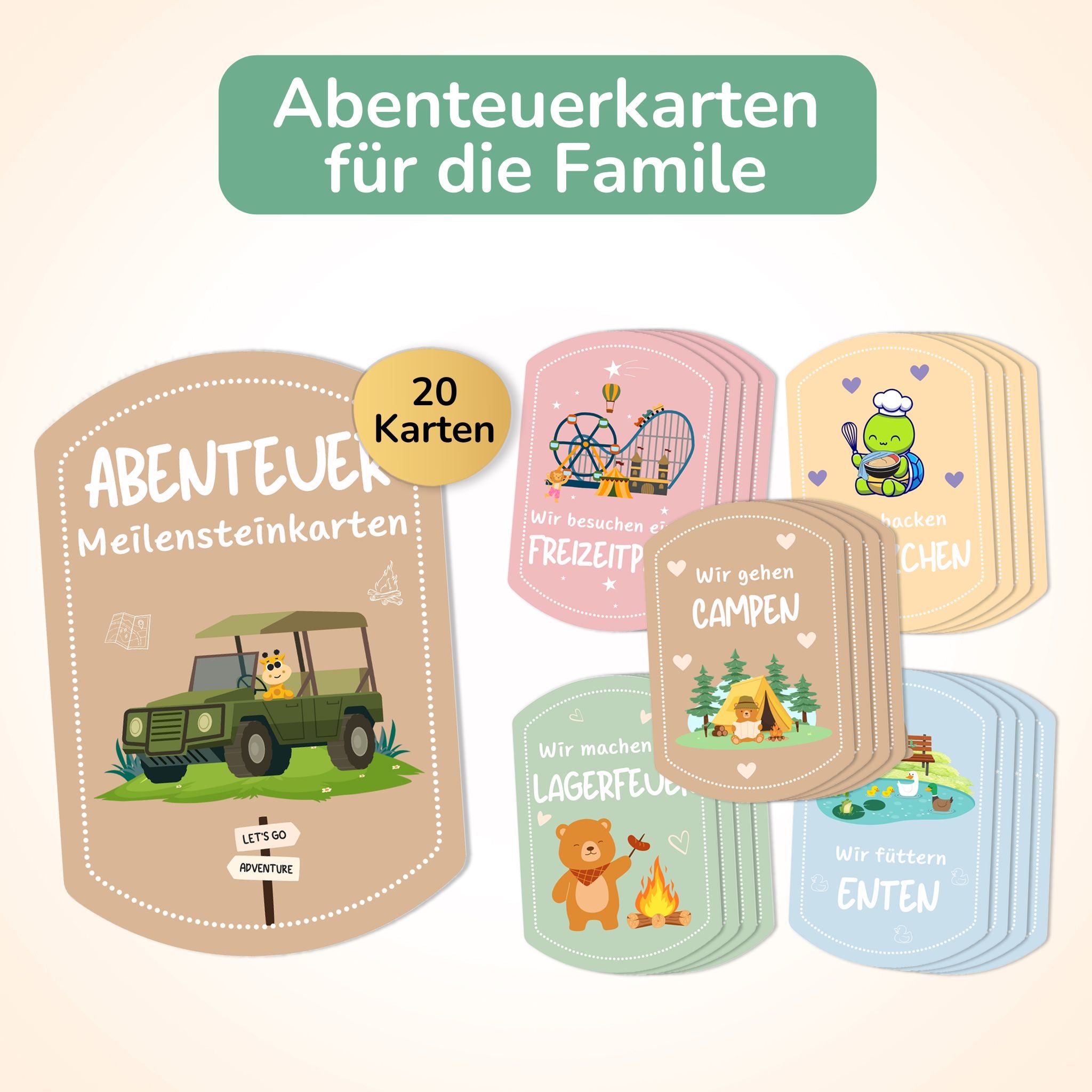 Meilenstein Erweiterungssets - 20 Karten