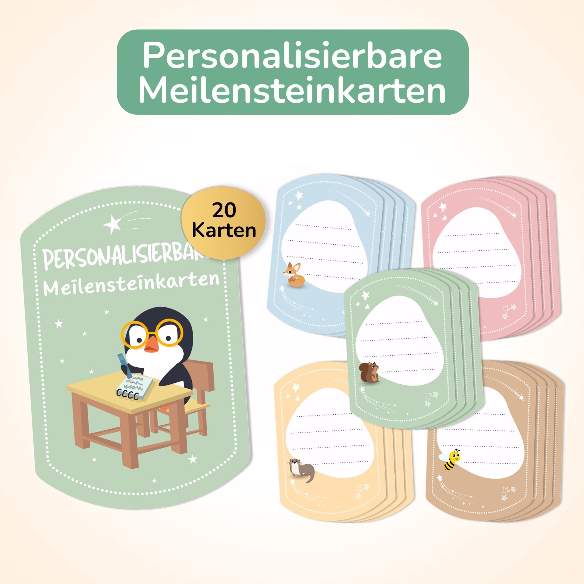 Meilenstein Erweiterungssets - 20 Karten