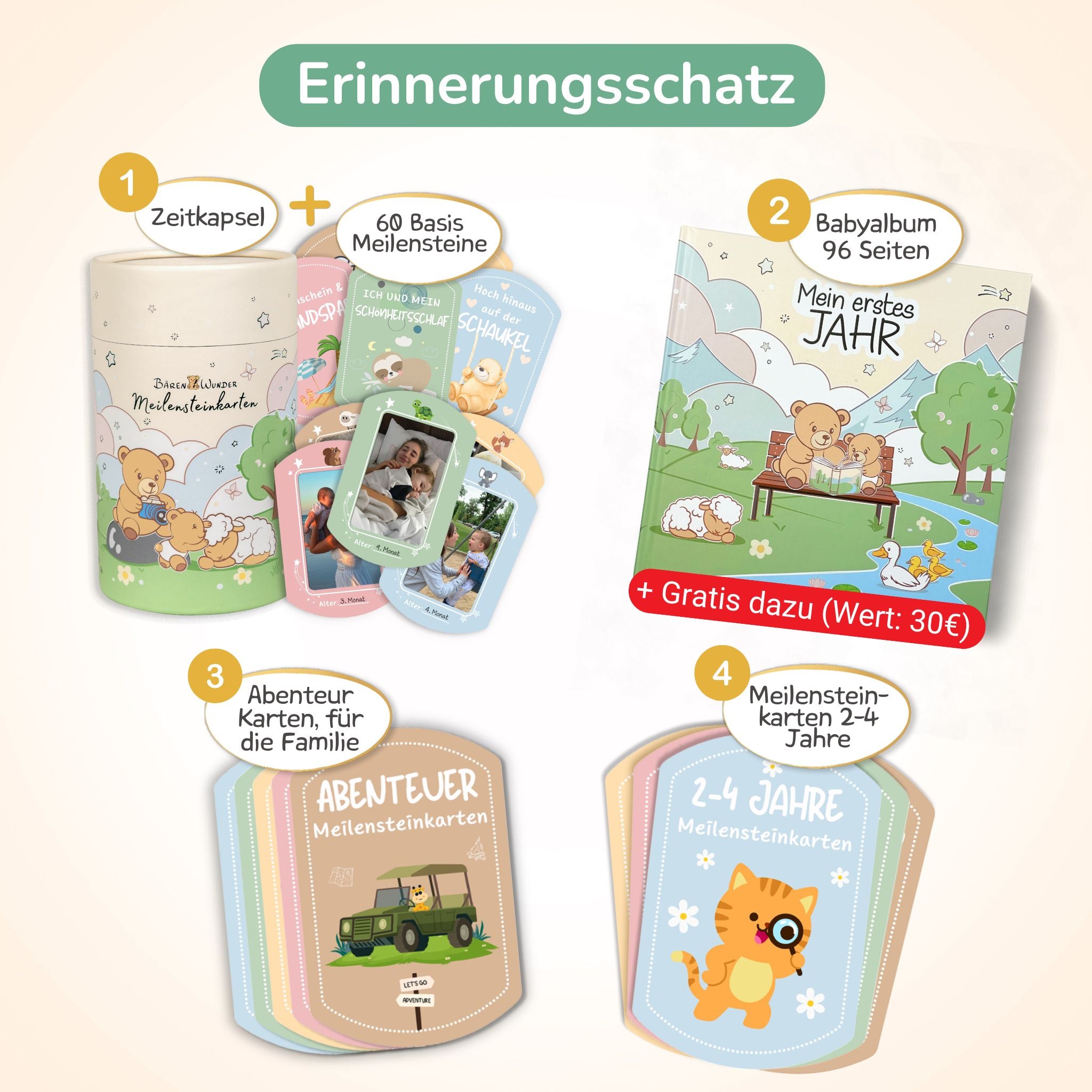 Babyglück Erinnerungssets