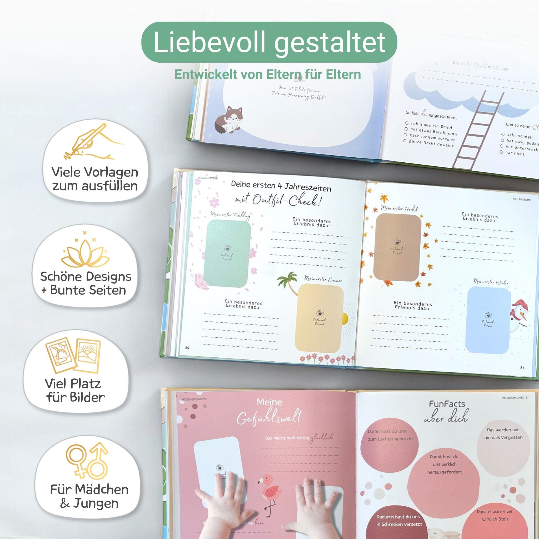 Babyalbum "Mein erstes Jahr" - 96 Seiten