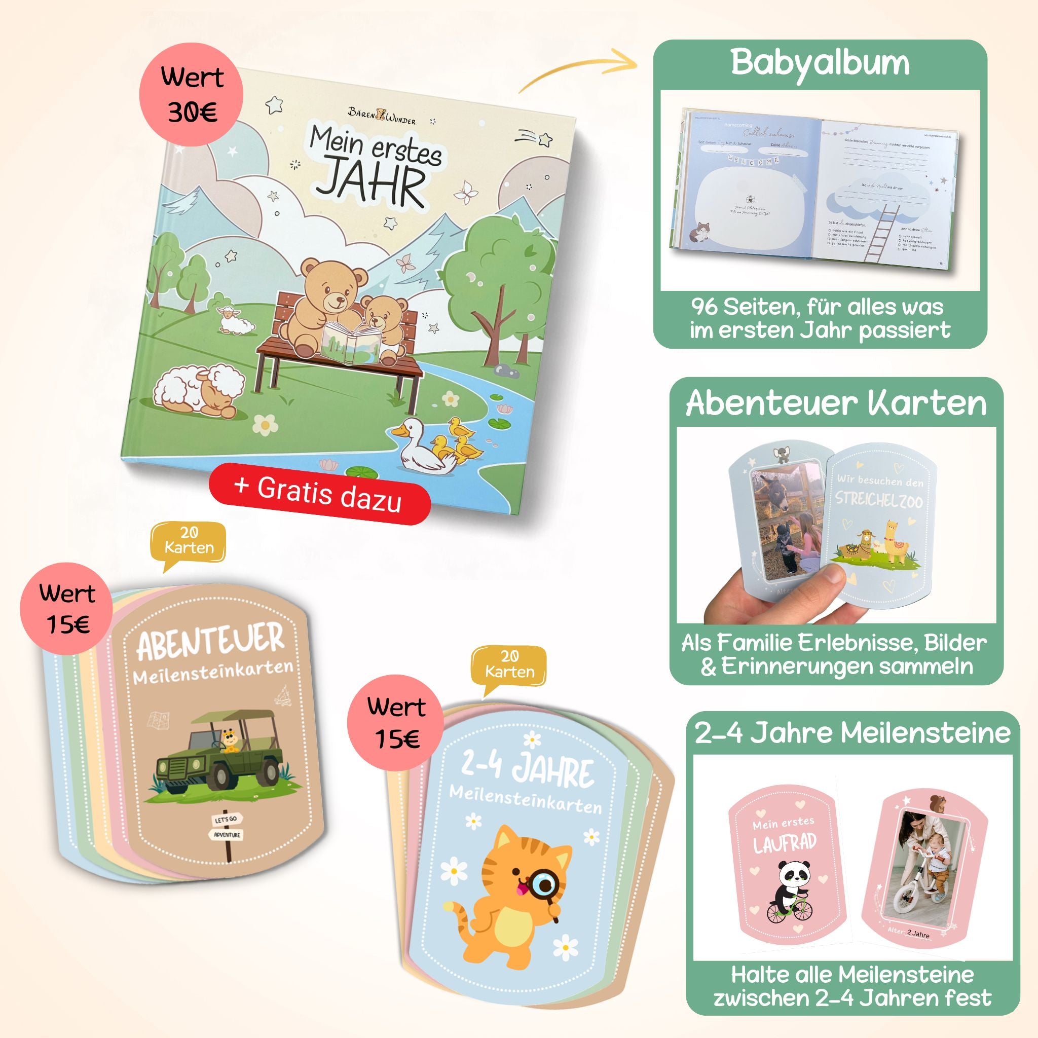 Babyglück Erinnerungssets