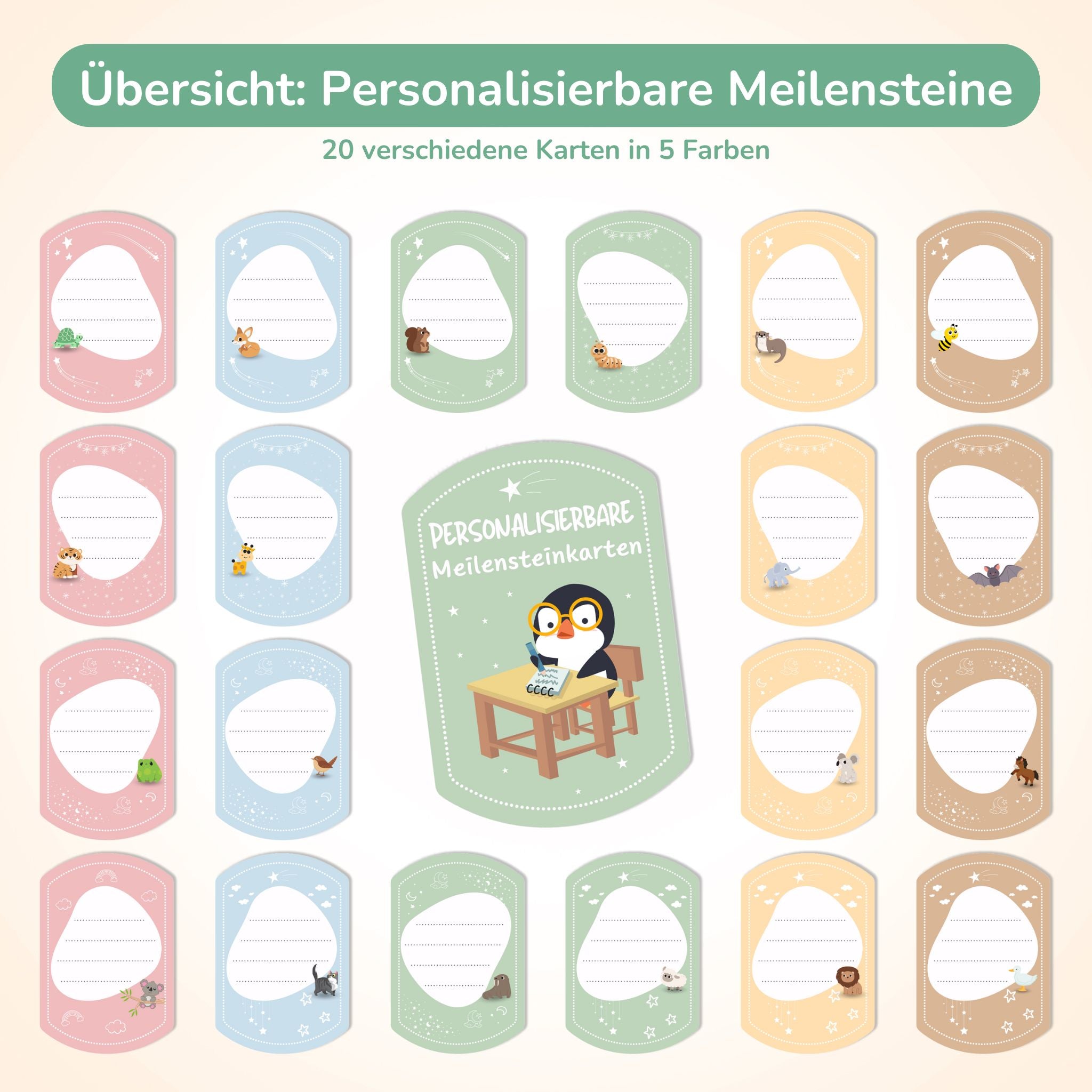 Basis Meilensteinset - 60 Karten inkl. Zeitkapsel
