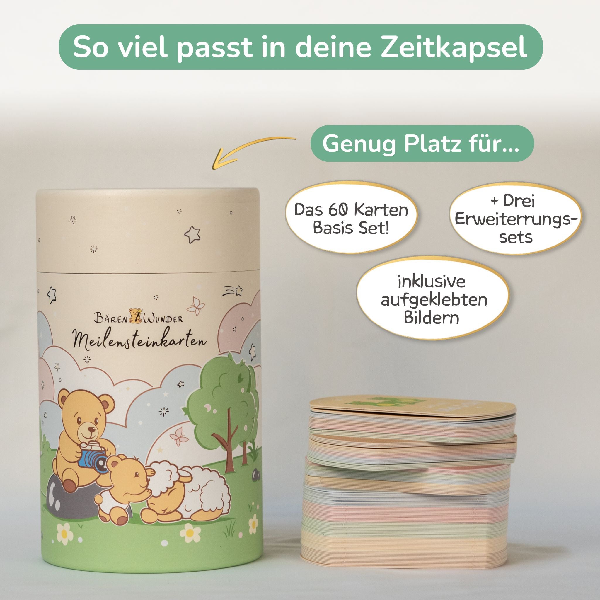 Basis Meilensteinset - 60 Karten inkl. Zeitkapsel