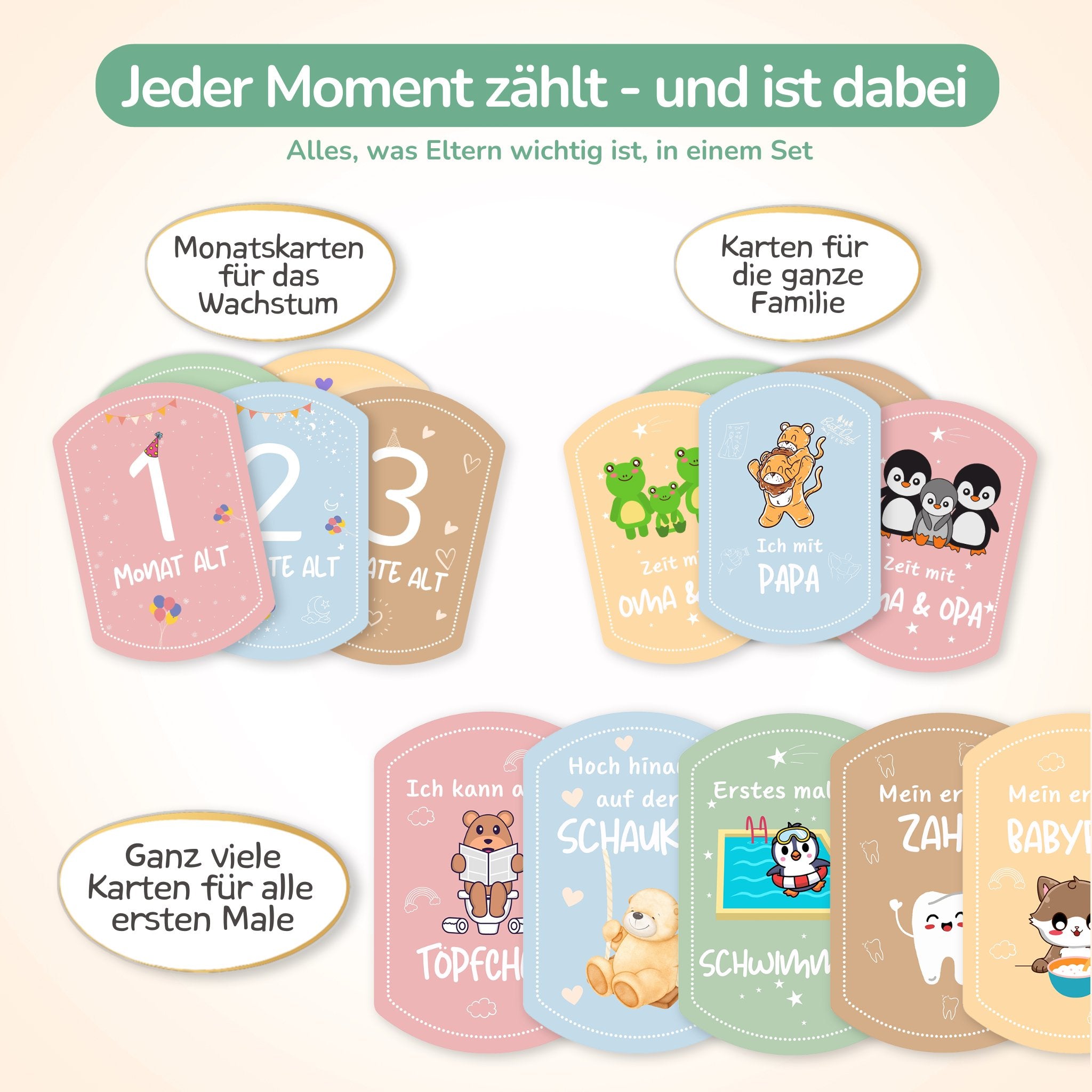 Basis Meilensteinset - 60 Karten inkl. Zeitkapsel