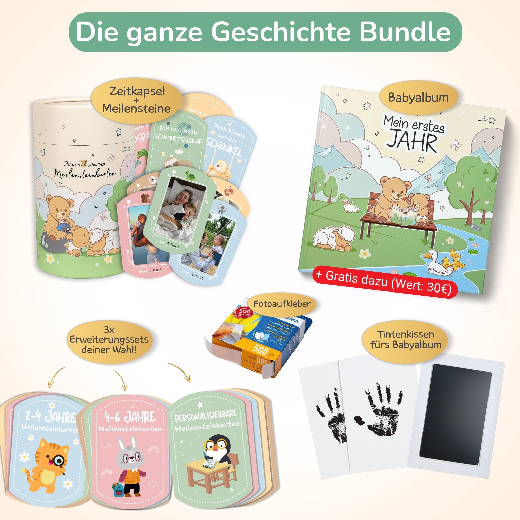 Basis Meilensteinset - 60 Karten inkl. Zeitkapsel